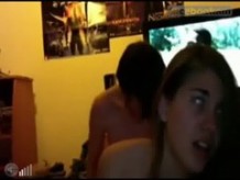 Joven pareja amateur webcam fuck