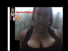 Sexy Mexicana Madura enseñando tetas por Skype 4