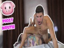 Creampie con Piggy Mouth