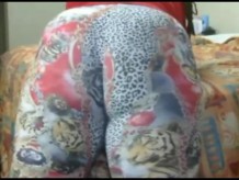 ??bano en leggings sexy apretados