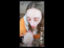 DESAFÍO TIKTOK: mi hermanastro me visitó el fin de semana pasado e hicimos una transmisión en vivo de mí chupando su