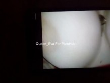 Esposa engaña y humilla al marido cornudo sumiso en skype