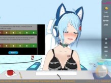 El anime desesperado AI le ruega a su chat un orgasmo, parte 1 (CB VOD 06-09-2021)