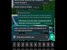 CONVERSACIÓN DE WHATSAPP CON NOVIA DE MEXICASERO