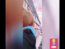 NUT IN AISLE 69**Full 1AM EN PÚBLICO CREAMPIE CON EL MARIDO....