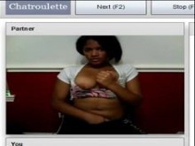 Chatroulette: chica negra poco interesante