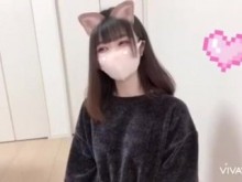 Cosplay de gato japonés de pechos grandes