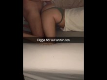 Novia infiel se folla al chico después de la fiesta en Snapchat Cornudo alemán