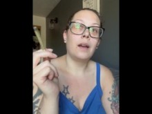 BBW madrastra Milf despertar y hornear 420 charla charla