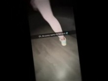 Adolescente de 18 años engaña a su novio con su ex en Snapchat después de hacer ejercicio en el gimnasio al estilo perrito