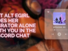 E-Girl caliente monta su vibrador a solas contigo en el chat de Discord [Audio F4M] [E-Girl] [Discord]