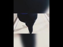 Snapchat Latina ass in public