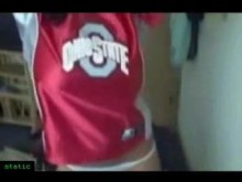 Chica webcam fan del estado de Ohio