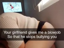 Bull Snapchat su novio durante la mamada