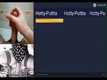 Hotty Puttta adora los consoladores enormes en un chat aleatorio