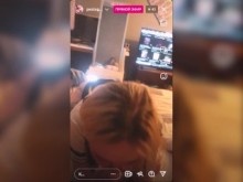 Show de sexo en vivo de Instagram desde lugares públicos