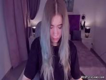 Rubia amateur ucraniana adolescente en la webcam