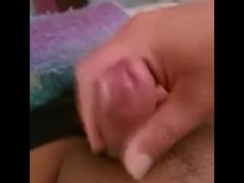 Mujer trans se masturba en casa, y vota arta leche pensando en un culo macho