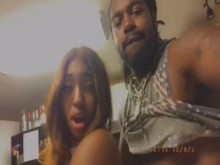 Mi mejor amiga nos dejó en su cocina mientras en la tienda hicimos un creampie lol Petite Ebony Doll