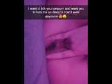 El siguiente chico afortunado agregue mi snap @real.joyliii