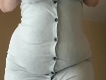 BBW Dance Striptease y bebe vino