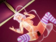 Orden de insulto: follando a una chica de gato en lencería