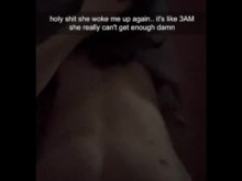 Su novio la dejó pasar una noche conmigo