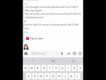 Tu amiga necesita tu opinión sobre sus nuevas bragas.