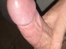 Gran polla explota en semen durante el paseo