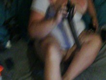 BBW Cam Show Fingering enorme correa de la BBC en el juguete