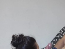 White Wolf OFC - Boquete garganta profunda com White Moon de oculos (angulo lateral)