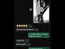 Conversaciones sexys de WhatsApp (amante japonesa y amigo dominan al marido) ~ Trío EP 001