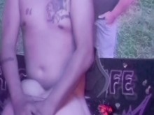 Tiros de espalda y tiro de dinero.