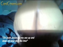 A su hermanastro le encanta cuando su hermana masajea con aceite su culo grande y gordo - Cami Creams