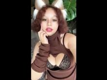 COSPLAY DE NIÑA GATO ANIME PELUDO SEXY