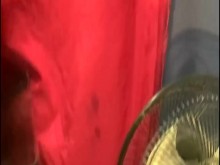 Enorme corrida que lancé al aire y algunas aterrizaron en la cortina detrás de la parte 2