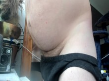 ¡¡Netty viene mientras me mira estirarme!!