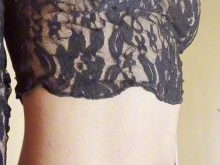 Probar ropa transparente