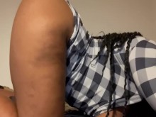 TELE Literaryvixe ¿Puedo ser tu polla para provocar a papá? Gran botín de ébano perra twerking