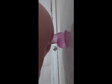 Quería ver el agarre, mirar el inserto ???????? BBW TOMA TODO EL CONSOLADOR ROSA DE 9 PULGADAS