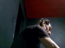 Un cibernauta corta el candado de la jaula de castidad y se viene ante un fan: Raba Erre