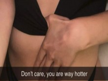 Chica de gimnasio de 18 años chupa la polla de los entrenadores Snapchat