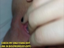 Metiendo toda mi leche en la vagina de mi hermanastra, Corrida adentro