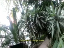 Me filmé orinando en la calle.