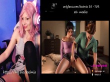 Treasure of Nadia Story FR (Episodio 8) Se mete los dedos a una virgen en su dormitorio