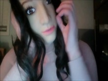 ¡La noche de Cecile parte 4! ¡Desenmascaramiento de la máscara de silicona femenina Cecile!