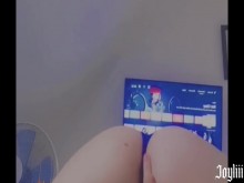 Chica emo se folla con los dedos para papá (Agrégame @joyliii_real)