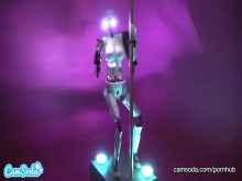 CamSoda - Sex Robot cam girl hace twerks y orgasmos