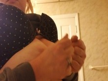 Pelirroja MILF grandes tetas jugar