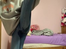 orinando mis jeans